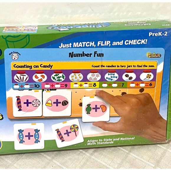FlipChex Number Fun self checking magnetic Math Readiness games NEW K-2 - Picture 3 of 6